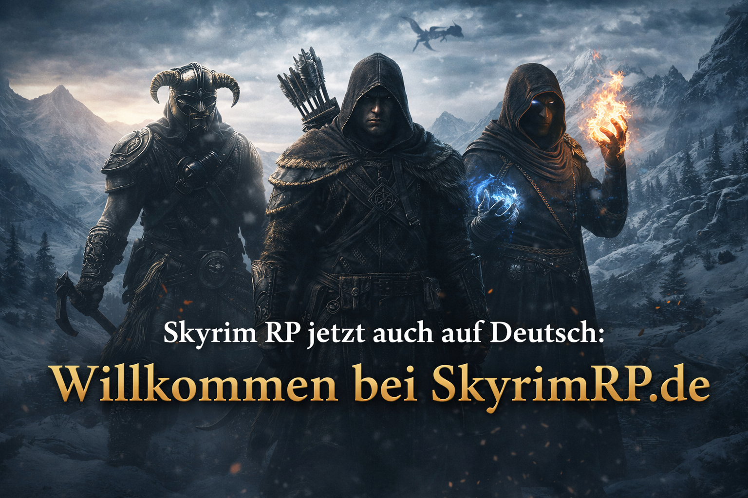 Titelbild zu Skyrim RP jetzt auch auf Deutsch: Willkommen bei SkyrimRP.de